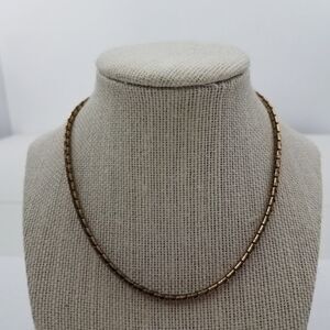 ! Vendome Necklace‎ Gold Tone Chain Box 14 Inch Sma